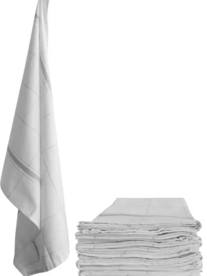 10 Geschirrtücher „Profi Wipe“ Grau Neu Im Sortiment